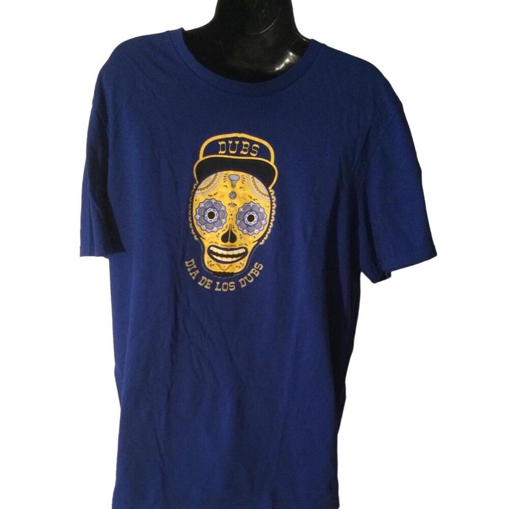 John Hersey The Dubs Blue T-Shirt Golden State Warriors - Picture 1 of 4